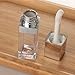 COSIDEA 20PCS Empty 8ML Square clear Lip Gloss Tube Silver big doe foot wand lipgloss tubes for Lip oil tint bottles container
