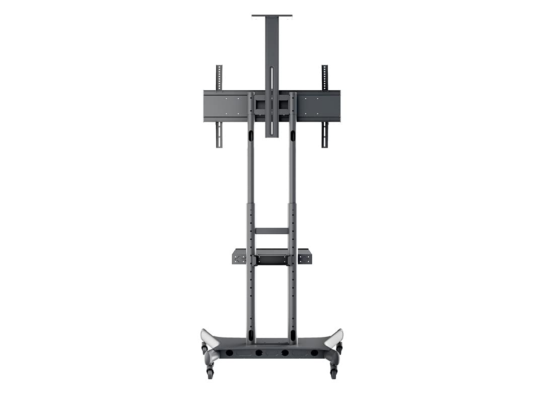 Multibrackets M Public Floorstand for up to 80 inch Screens - Removable Shelf and Camera Holder Included