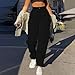 Wide Leg Cargo Sweatpants for Women 2025 Casual Fashion Button High Waisted Workwear Long Pants with Pockets Y2k