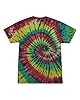 Tie-Dye Adult Burnout Festival T-Shirt 2XL PASTEL #3