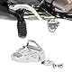 Hinterer Bremshebel Vergrößern Pedal, Yctze Hinterer Bremshebel Vergrößern Pedal Ersatz für CRF1000L Africa Twin Adventure Sports 14-18(Silber) für honda africa twin cnc honda africa twinHinterradbrem