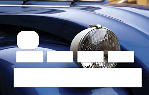 Stickers CB 2Cv Citroen pour personnaliser votre Carte Bleue selon l'envie du moment Cover