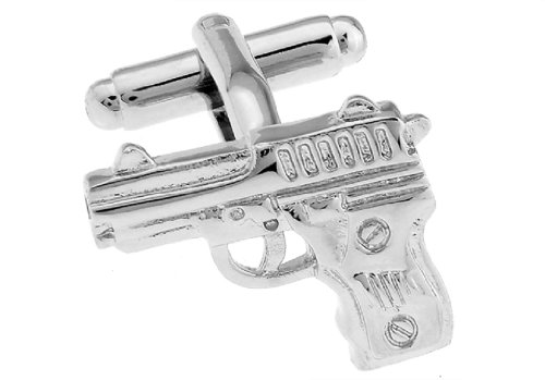 Mrcuff pistola Gun paio gemelli in una scatola regalo e