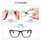 Airy-Stout Lens Wipes for Glasses, 220 Piece Pre Moistened Lens Cleaning Wipes, Individually Wrapped Microfiber Cleaning Cloth, Glasses Cleaner Wipes for Eyeglasses Camera Lens Tablets Phone Screen - Image 7