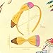 HOXIEYA School Headbands for Girls Hair Bow Clips Hair Accessories School Bows for Girls School Bows Hair Hoop for Girls, Teacher Outfits for Women, Back To School Outfits