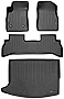 SMARTLINER Floor Mats and Cargo Liner Behind 2nd Row Black Compatible with 2020-2022 Buick Encore GX FWD W/Cargo in Upper Position Only