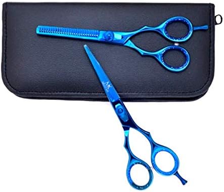 IMX Razor Cut Hair Scissors - 2 Pieces, Blue