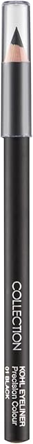 Collection Cosmetics, Kohl Eyeliner Precision Colour, Smokey Eye Effect, 4g, Black