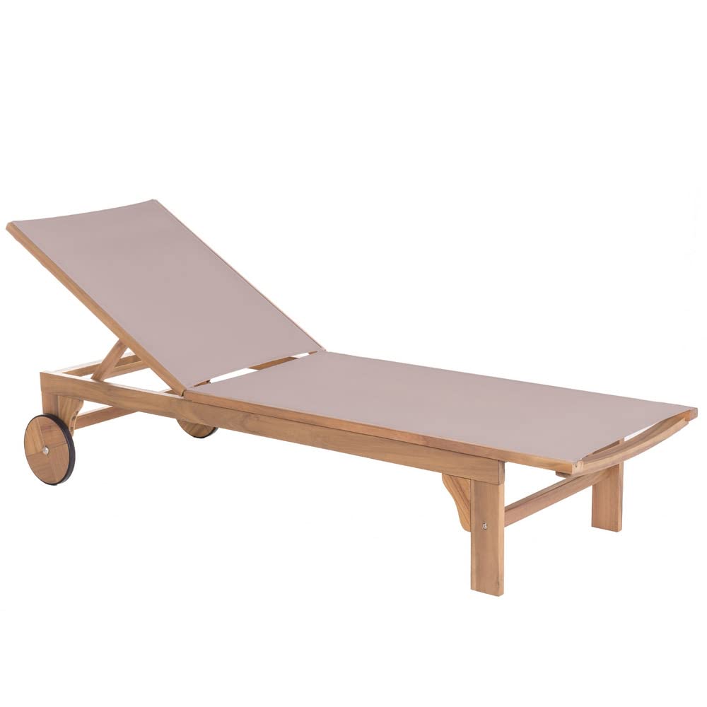 Tumbona Nina 200 x 65 x 36 cm Beige