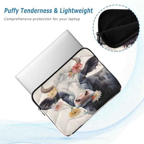 Funda para Portátil Floral Cows 13-14 Pulgadas Resistente Agua miniatura 5