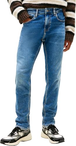 Tommy Jeans Men's Scanton Slim Fit Jeans, Blue (Denim Medium), 30W/29L