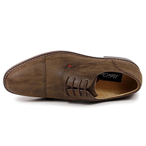 Metrocharm MC600 Men's Lace Up Cap Toe Fashion Classic Dress Shoe4