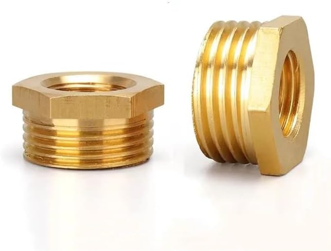 1pc 1.5" to 2" Full Copper Female Thread Conversion Male Thread Copper Fitting Brass Fitting Water Gas