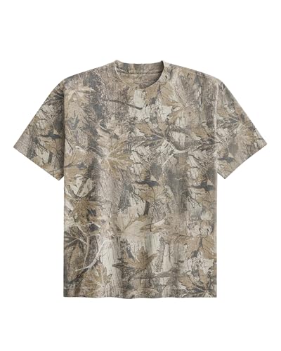 Camo Shirt for Men Camouflage Hunting Print Short Sleeve Crewneck Box Fit T-Shirt Mens Casual Performance Tee2