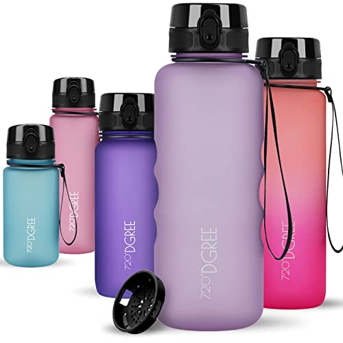 Image of 720DGREE Water Bottle 1.5l inchuberBottle inch softTouch +Sieve - BPA-Free, Leakproof, Reusable Drinking Bottle - XL Sports Bottle for all Day Hydration, Gym, Fitness, Office, University, Hiking, Travel