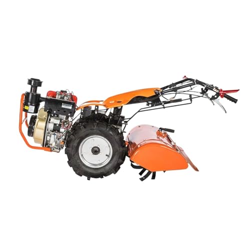 wafohsr mini trattore da 8-30 hp con motozappa manuale motore diesel coltivatori a due ruote for impieghi gravosi resistente all'usura montagna delle highland potenza elevata
