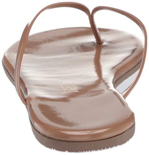 Image of TKEES Foundation Gloss - Flats for Women - Cowhide Leather Upper - Cushioned Leather Footbed - Rubber Outsole Beach Bum 11 B - Medium