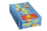 PiCK UP! Choco&Milk, Riegel mit knackiger Milchschokoladentafel und zarter Milchcreme zwischen zwei Keksen, der Snack für unterwegs, 10 + 2 gratis, 12 x 28g