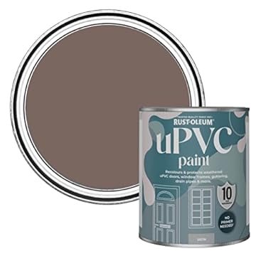 Rust-Oleum Brown uPVC Door and Window Paint In Satin Finish - Rivers Edge 750ml