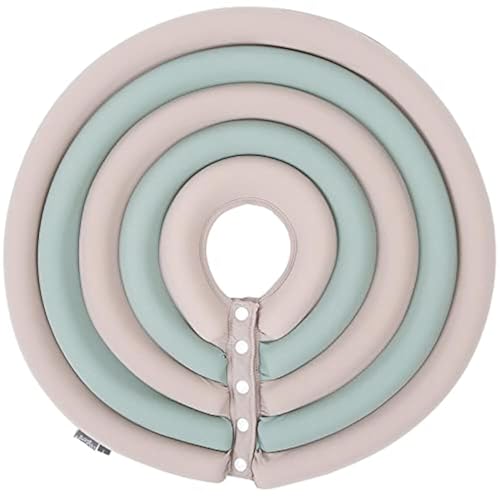 Dog Cone Collar, Inflatable Dog Neck Donut Collar Alternative After Surgery, Soft Protective Recovery Cone for Small Medium Larg