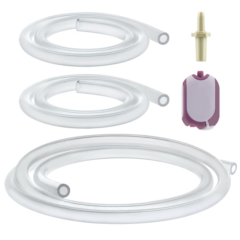 Image of Maymom Tubing Compatible with Lansinoh Breastpump Not Original Lansinoh Pump Parts Replace Lansinoh Tubing. Work with Lansinoh Signature Pro,Lansinoh Smartpump