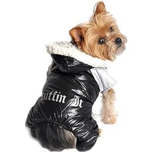Dog-Coat-Ruffin-It-Snowsuit-Black-Grey-SmallMedium-SM - Cucciolini Doodles   Dog-Coat-Ruffin-It-Snowsuit-Black-Grey-SmallMedium-SM