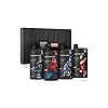 Every Man Jack Marvel Collectors Box Body Wash Gift Set – Includes Four Body Washes with Clean Ingredients & Incredible Scents – Fresh Air, Winter Mint, Crimson Oak, and Wakanda Herbs