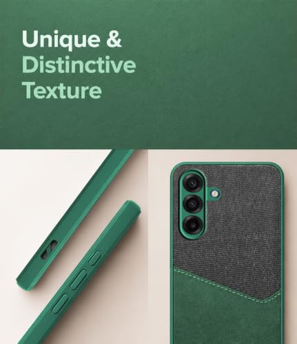 Image of Jkobi Back Cover Case for Samsung Galaxy A17 | Samsung F17 | Samsung M17 5G (Dual PU Leather Stitch | Professional Minimalist | Soft and Flexible)
