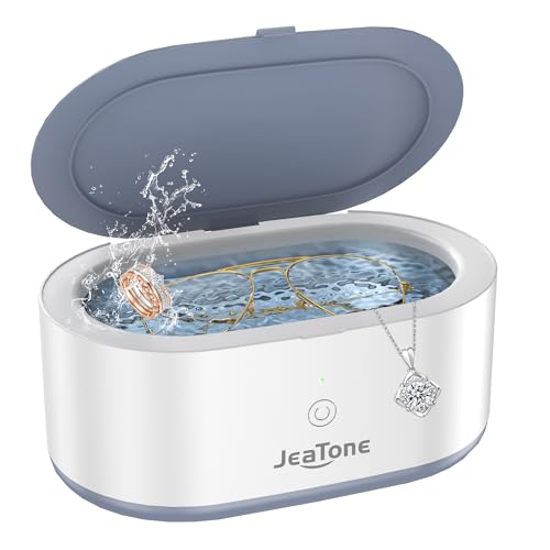 Jeatone Limpiador Ultrasonidos 46kHz – Limpiador Ultrasónico Profesional con Tanque de 600ml para Ultrasonidos Limpieza de Joyas, Gafas, Férulas Dentales, Dentaduras, Monedas y Cabezales de Afeitadora Jeatone Limpiador Ultrasonidos 46kHz – Limpiador Ultrasónico Profesional con Tanque de 600ml para Ultrasonidos Limpieza de Joyas, Gafas, Férulas Dentales, Dentaduras, Monedas y Cabezales de Afeitadora