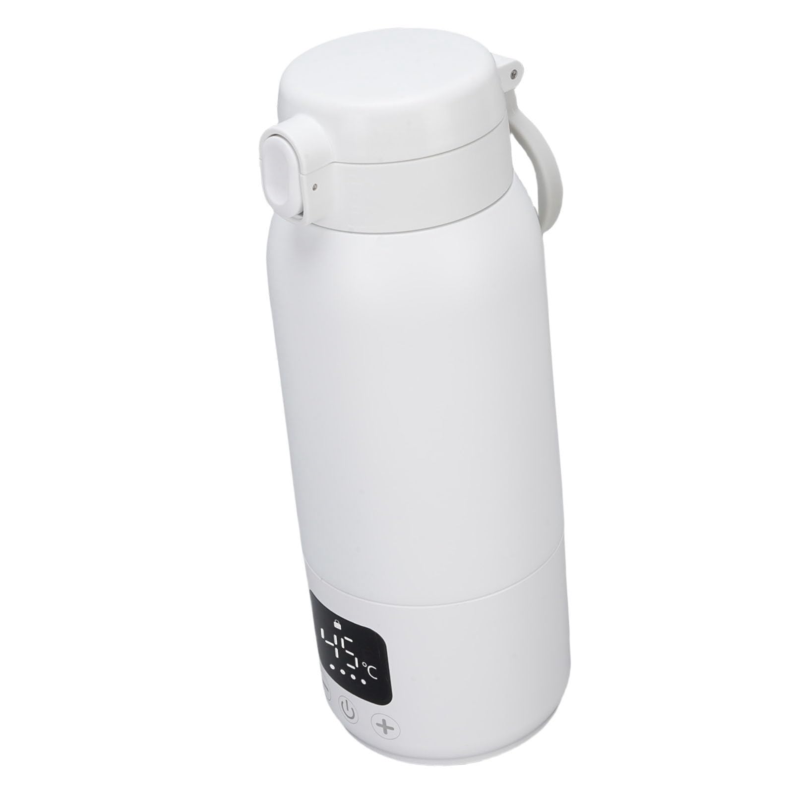 Calentador de Biberones Portátil, Capacidad de 17 Oz, Calentamiento Rápido, 2 Configuraciones de Temperatura, Resistente Al Agua IPX6, Acero Inoxidable, para Automóvil y Uso en Exteriores