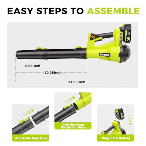 Men Cordless Leaf Blower 21V - image 7