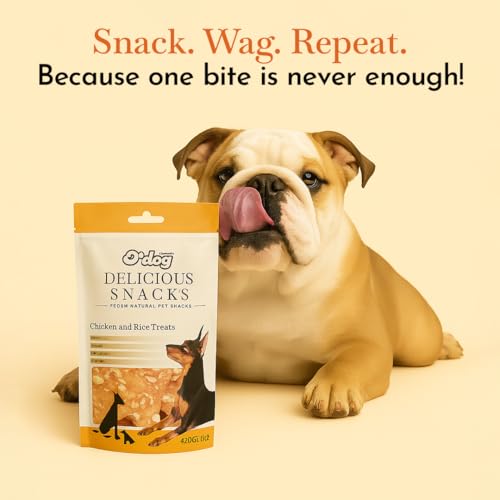 Image of Pets Empire O'Dog Delicious Fresh Natural Pet Snacks, Dog Treats for All Life Stages (Chicken & Rice Treat) (420 gm)