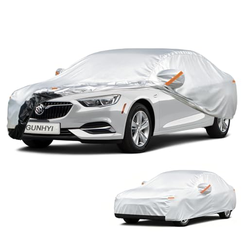Image of GUNHYI Car Cover Custom Fit Buick Regal (2009-2026) Waterproof for Automobiles, Oxford Sun Rain Dust Snow Protection (Ships from US Warehouse, Delivery 3-8 Days)