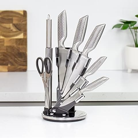 Blackmoor 69039 7-Piece Knife Set with Stand Cover