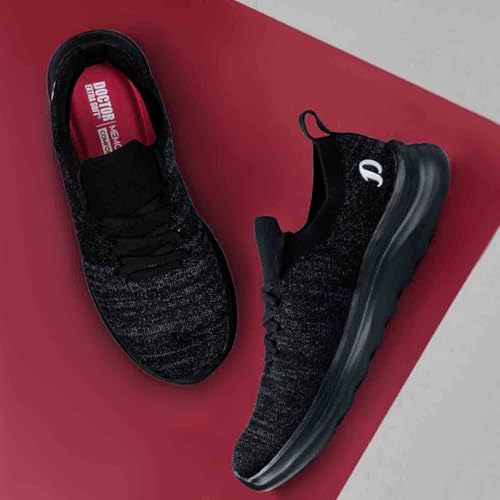 Image of DOCTOR EXTRA SOFT Men's Running & Walking Shoes Lightweight Comfortable Slip-On Sports Sneakers with Memory Foam Cushion, Breathable Knitted Upper, Anti-Slip Sole Flexible Gym Training Shoes D-2013