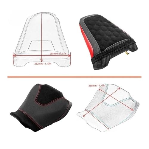 Carénage pour CB650R 2024 avec coussin passager et capot aérodynamique