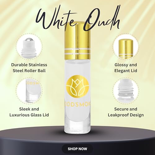Image of White Oudh Attar For Men | Non-Alcoholic Roll-On | Long Lasting Masculine Fragrance | A Blend of Delicate Oudh & Fresh Florals | 6ml