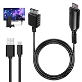 COCOHO Adaptador PS1/PS2 a HDMI Cable, Convertidor PS1/PS2 a HDMI 720P/1080P,Cable de PS2/PS1 a HDMI Convertidor Multifunción para Consolas de Juegos Cable TV Monitor HDTV 100 cm/39,3 Pulgadas