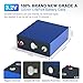 3.2V 320AH LiFePO4 Battery Cells Prismatic Batteries Management Systems Grade A Lithium Iron Phosphate Cells UL 1642 Listed Battery 4 Pack DIY for Energy Storage Solar Systems,RV, Boat,Fish Finder