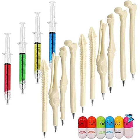 SunAngel Syringe Pens, Pill Pens, and Bone Design Ballpoint Pens Cover