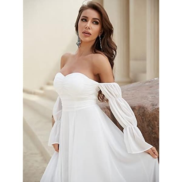 Dameshemd Betoverend Vlak Jurk Zonder rug Ruches Rits