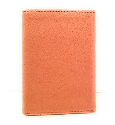 Embroidered Genuine Leather Trifold Men's Wallet Billfold3