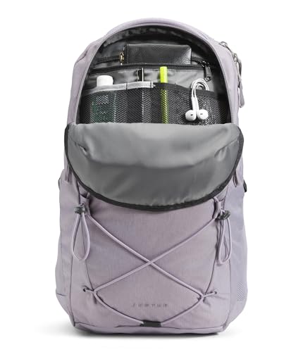Image of The North Face Women's Jester Everyday Laptop Backpack - Commuter Travel Bag, Laptop Sleeve, Water-Repellent, Minimal Grey Dark Heather /Minimal Grey-NPF, One Size