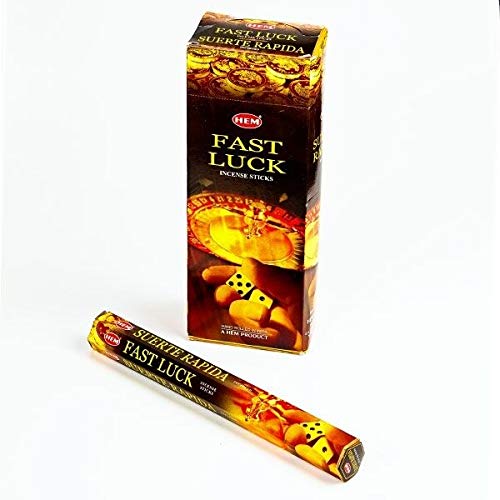 Lot de 60 bâtonnets d'encens Fast Luck - Ourlet - 3 Tubes de 20 bâtonnets = 60 Stock Frais Cover