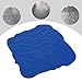 Concrete Stamps Mats Set Concrete Seamless Texturing Skin Mold Concrete Stamping Tools Slate Pattern Stamp Mat PU Blue Floor Cement Stamps Mats with Edge Trimmer (18 * 18 inches)