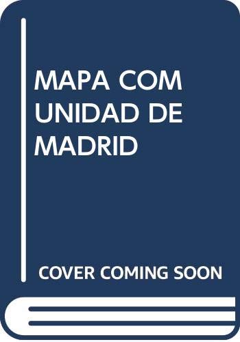 Mapa de la comunidad de Madrid en castellano e ingles