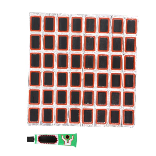 MUSISALY 1Set Bike Tire Repair Kit Tube Patch for Mountain Road and Bicycles Easy to Use Adhesive Patches for Quick Repairs Essential Bicycle Tool