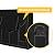 Waterproof Outdoor TV Cover 65-70 inch with Bottom, Thick Fabric, Dustproof and Weatherproof TV Cover with Remote Control Pocket, Black