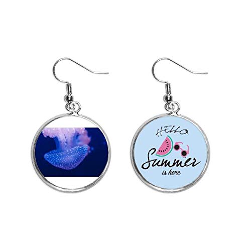 Pendientes de medusas el regalo tropical de sandía para el verano