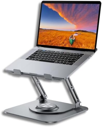 Suporte Giratório para Notebook 360° Ajustável, Ergonômico e Dobr...